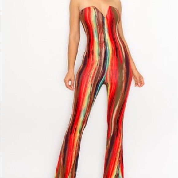 NWT Vibrant Jumpsuit (Last One) - Picture 3 of 3